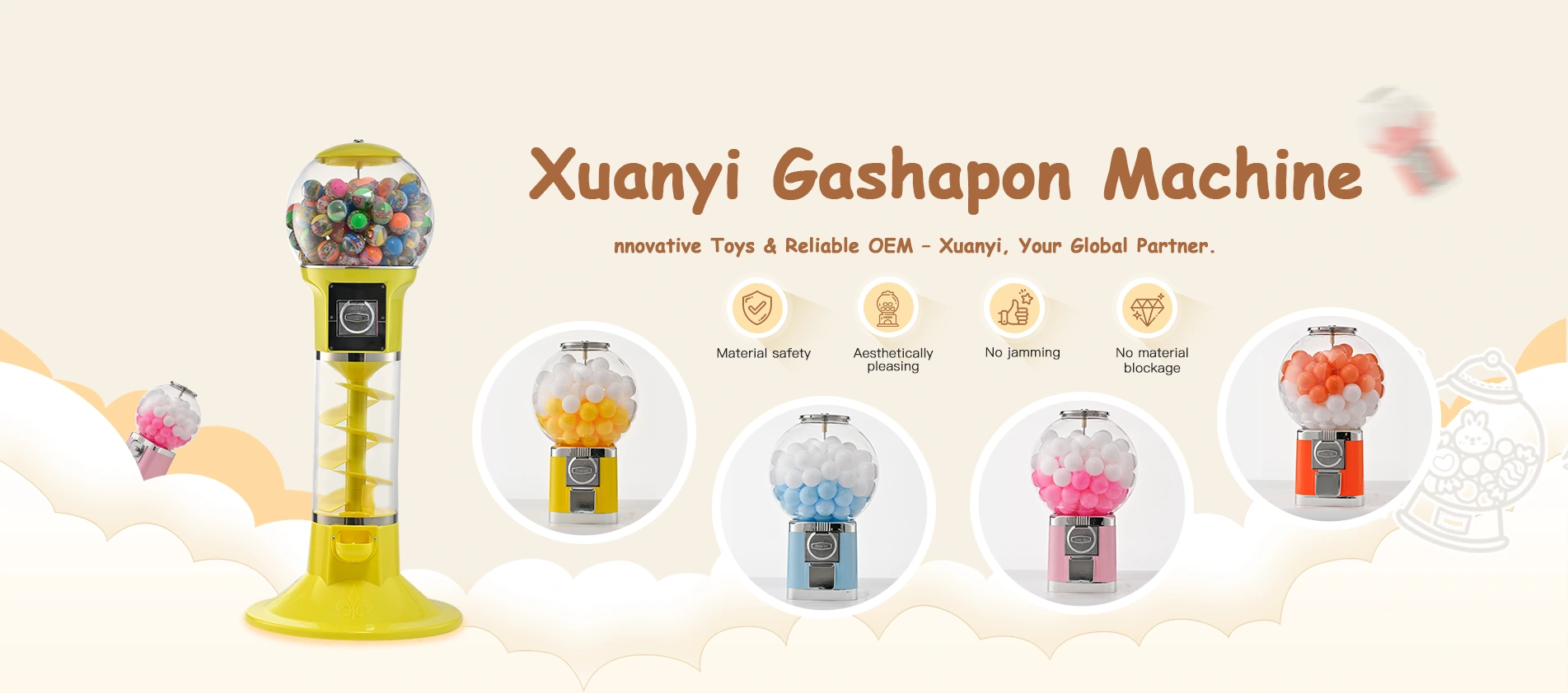 Függőleges Gashapon gépszállító