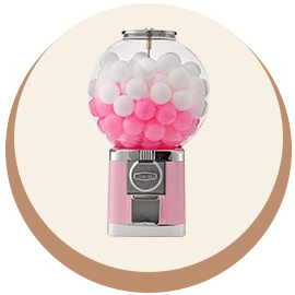 Körkörös Gashapon gép