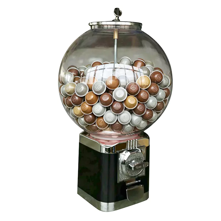 Kör alakú kávékapszula Gashapon gép